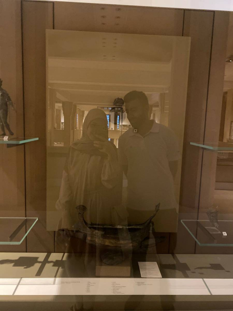 Museum selfie